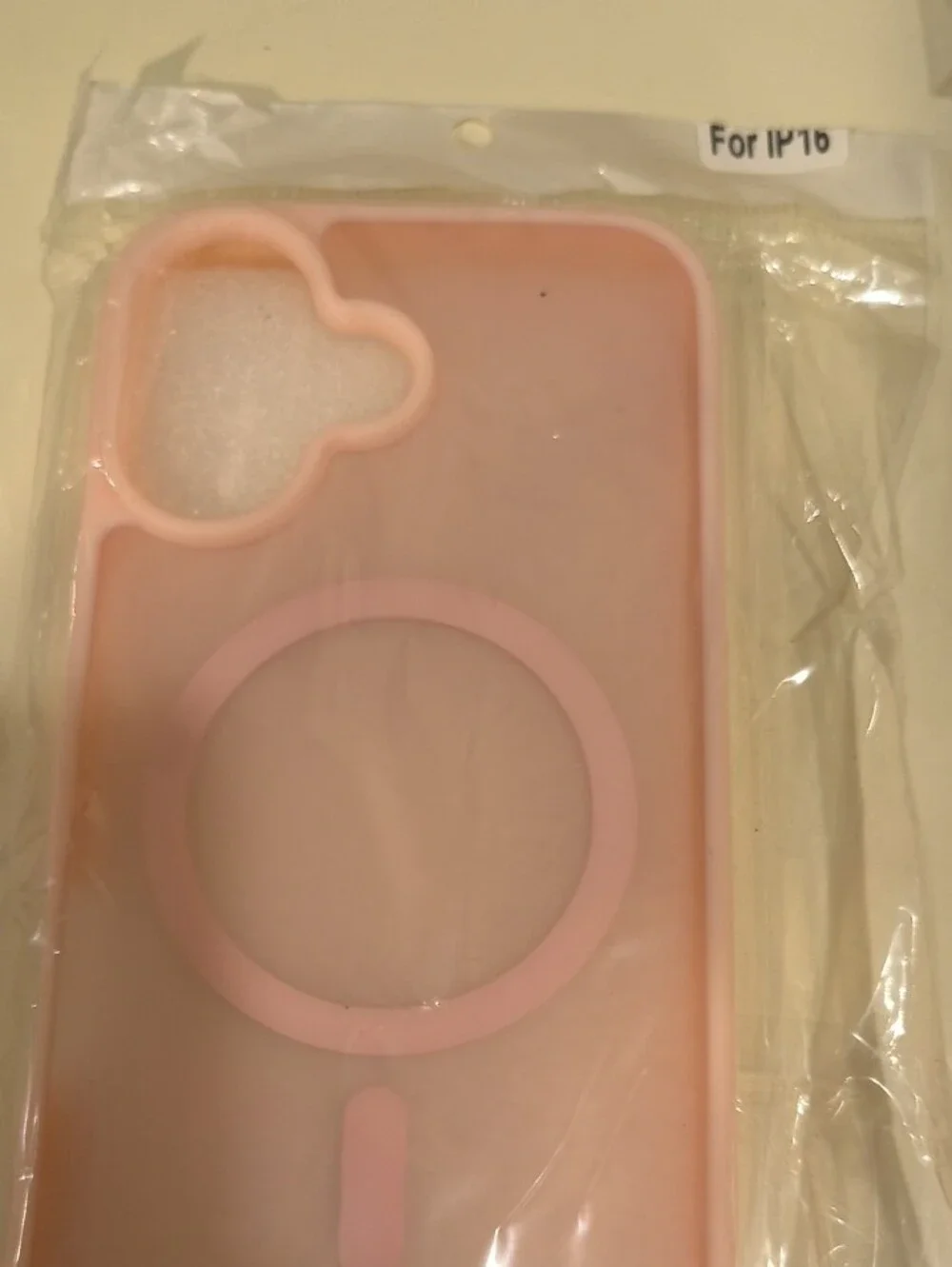Pink MagSafe-Compatible Silicone Phone Case For IP16